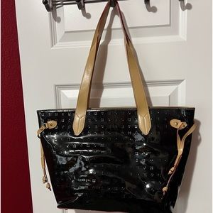 Arcardia black patent bag on Sale.